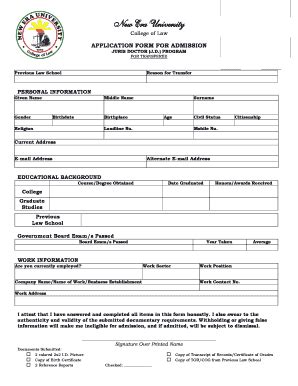New Era University: Admissions Requirements .